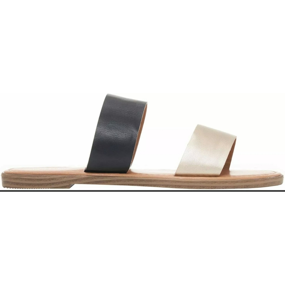 rohb by joyce azria faux leather open toe sandals